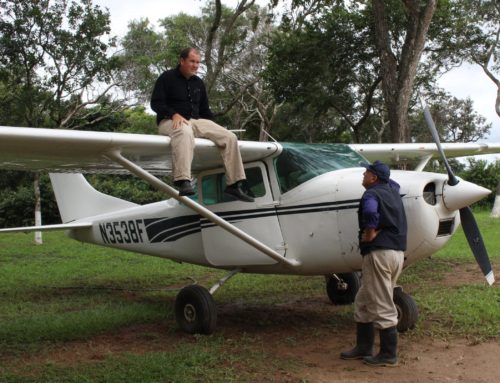 With my friend, Pilot Steven Wilson. Bolivia